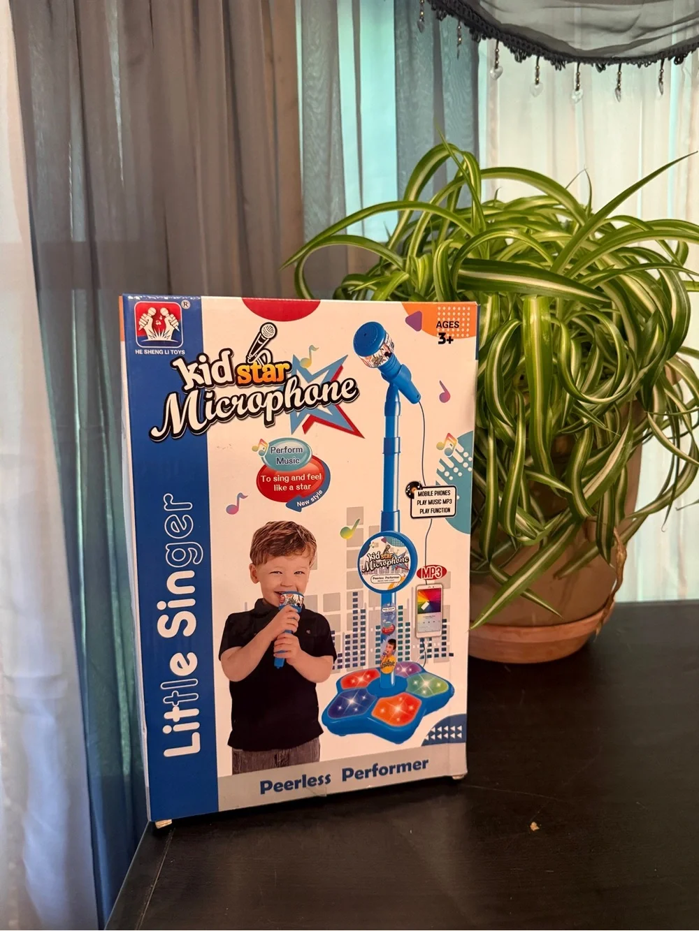 Little Singer Microphone - Blue - Peerless Performer
